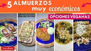 5 Almuerzos MUY económicos y rendidores  Cocina de Addy [upl. by Irtimid405]