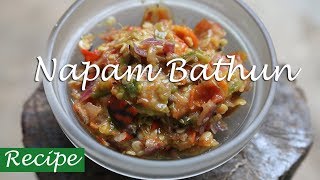 Napam Batun Bodo Recipe [upl. by Ydnem]