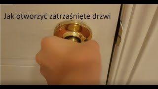 Jak otworzyć zatrzaśnięte drzwi W 10 SEKUND [upl. by Allimak972]