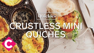 Crustless mini quiches  Chatelaine Quickies [upl. by Piotr]