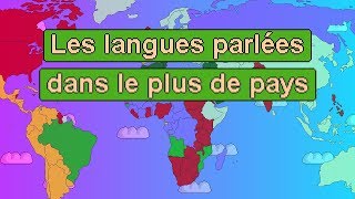 Les langues parlées dans le plus de pays [upl. by Nitfa688]