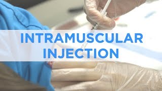 How To Perform an Intramuscular Injection [upl. by Naginarb]