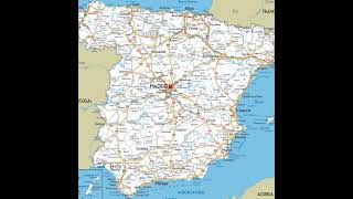 map of Spain [upl. by Noffets]