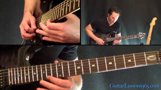 Welcome Home Sanitarium Guitar Lesson  Metallica  Main Solo [upl. by Siramay]