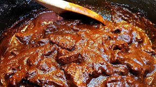 How to cook Chile Con Carne  CHILE COLORADO Recipe [upl. by Kcuhc]