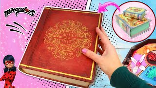 Reworking old DIY 📔 from Vintage book into Miraculous 🐞 Ladybug Box Book 🐞 Miraculous grimoire DIY [upl. by Cestar]