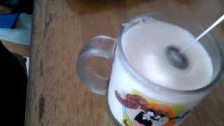 Aerolatte Review Frothing Cold Milk In Under 1 Minute [upl. by Falda663]