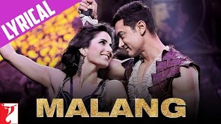 Lyrical  Malang  Song with Lyrics  DHOOM3  Aamir Khan  Katrina Kaif  Pritam  Sameer Anjaan [upl. by Anawek]