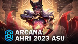 Arcana Ahri Skin Spotlight  League of Legends [upl. by Lalise]