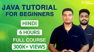 Java Tutorial in Hindi  Master Java in 6 Hours  Java programming for Beginners  Great Learning [upl. by Clerc]