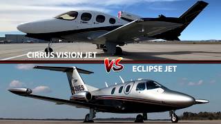 Cirrus Vision Jet versus the Eclipse Jet  Which one is better [upl. by Pitts]