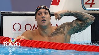 Caeleb Dressel breaks world record JUST grabs gold in 100m butterfly  Tokyo Olympics  NBC Sports [upl. by Eilah]