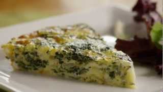 How to Make Crustless Spinach Quiche  Allrecipes [upl. by Glovsky]