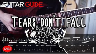 Bullet for My Valentine  Tears Dont Fall Guitar Guide [upl. by Yehudi]