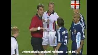 Beckham Red Card v Argentina 1998 [upl. by Screens]