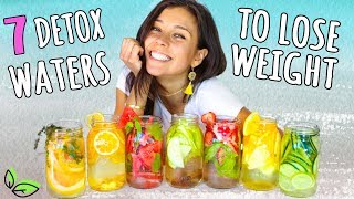 7 DETOX WATERS FOR WEIGHT LOSS💦Yovana [upl. by Everest]