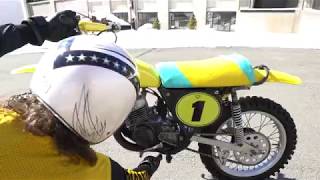 1974 SUZUKI TM125L CHALLENGER [upl. by Atterg]