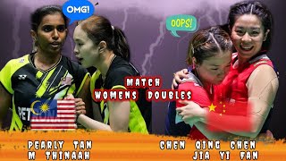 Super Match 🔴 Pearly TanM Thinaah MAS vs CHN Chen Qing ChenJia Yi Fan Badminton [upl. by Llenram509]