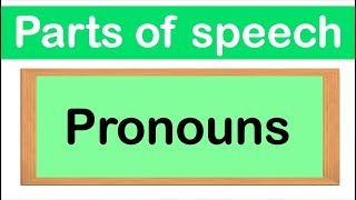 PRONOUNS  Definition Types amp Examples in 5 MINUTES  Parts of speech [upl. by Retsub46]